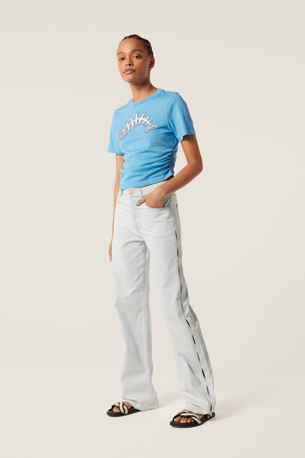 Light canvas denim