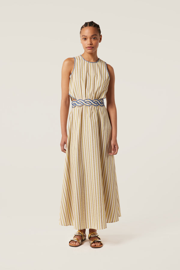 Robe longue évasée