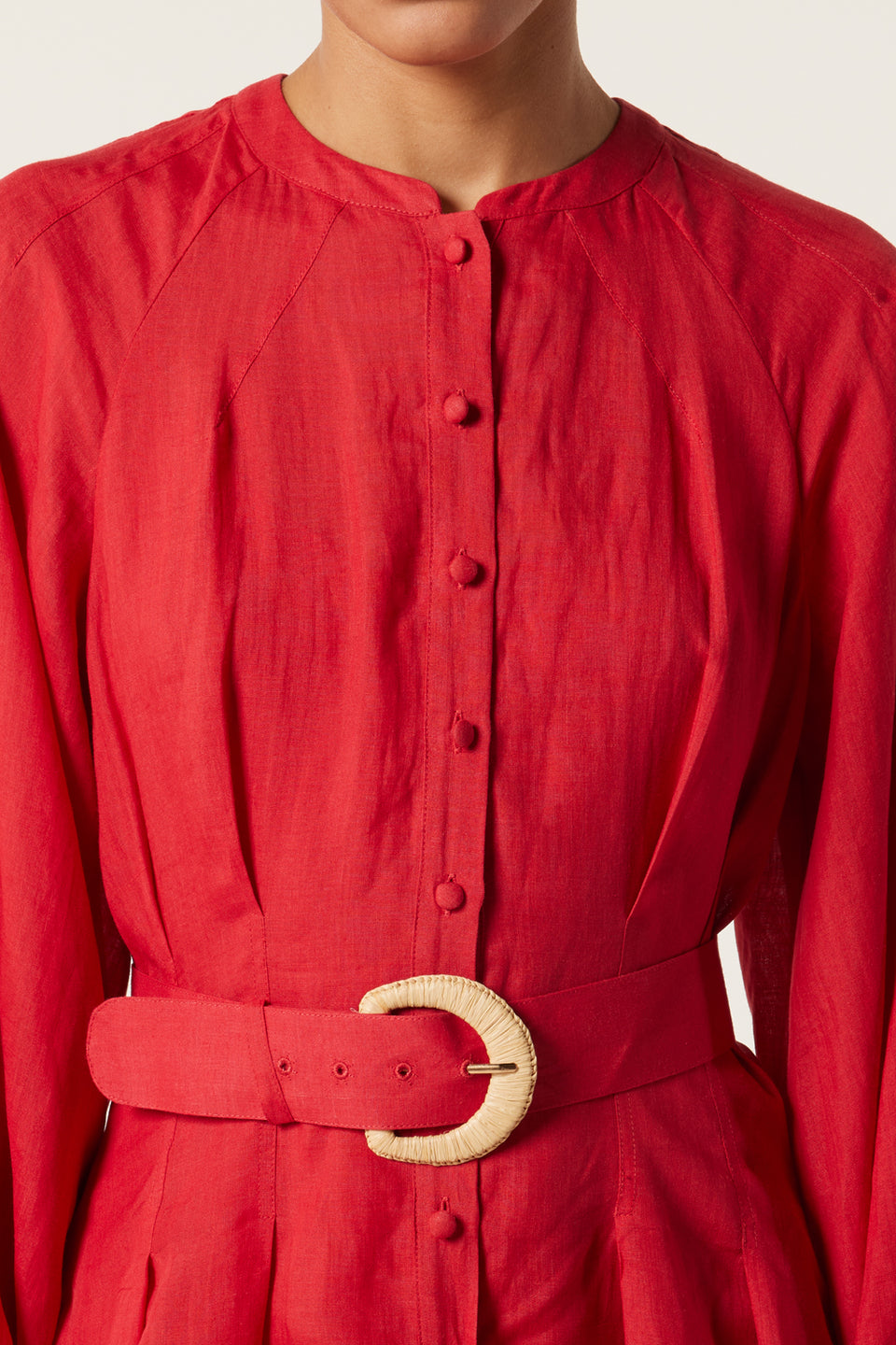 Robe longue à boutonnage