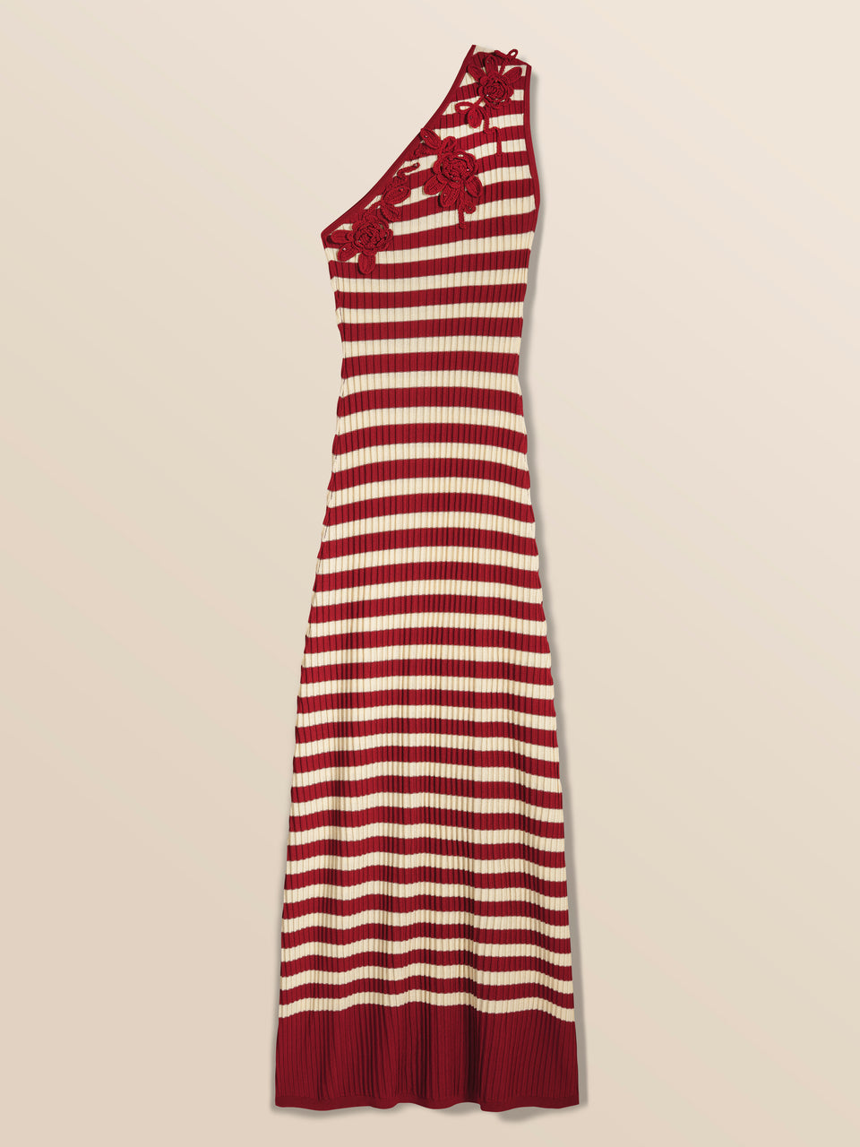 Asymmetrical flower dress