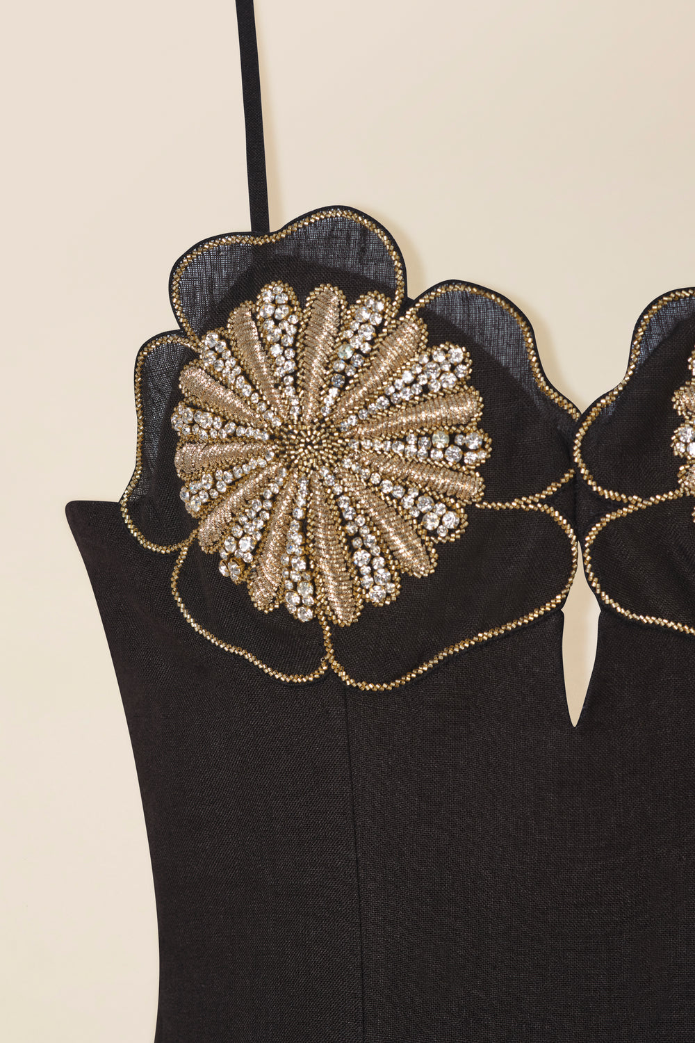 Embroidered short dress