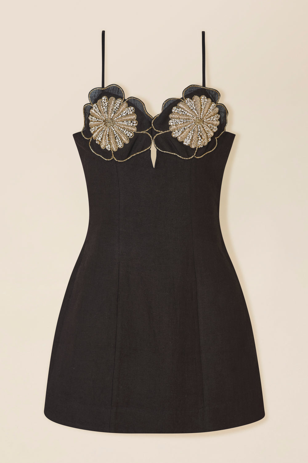 Embroidered short dress