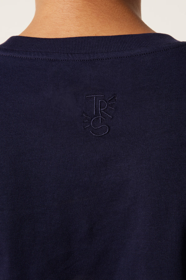 T-shirt à empiècement serpent