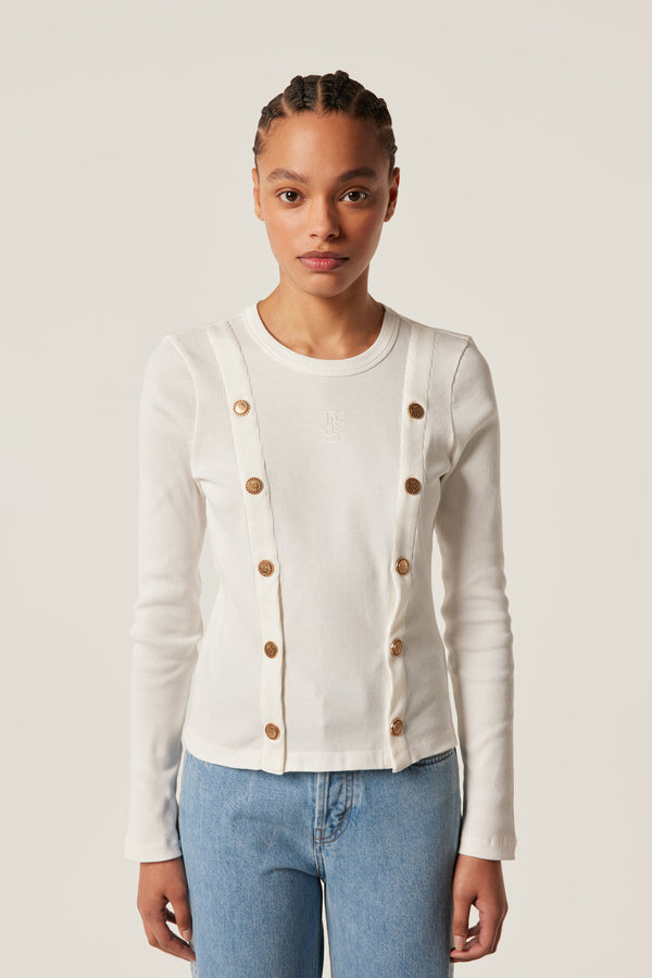 Top à boutons pression