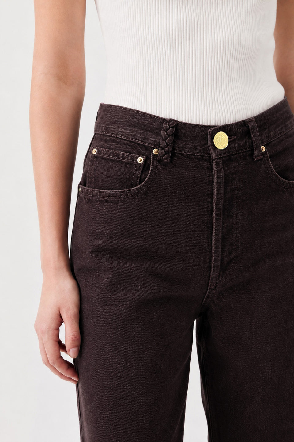 Denim marron