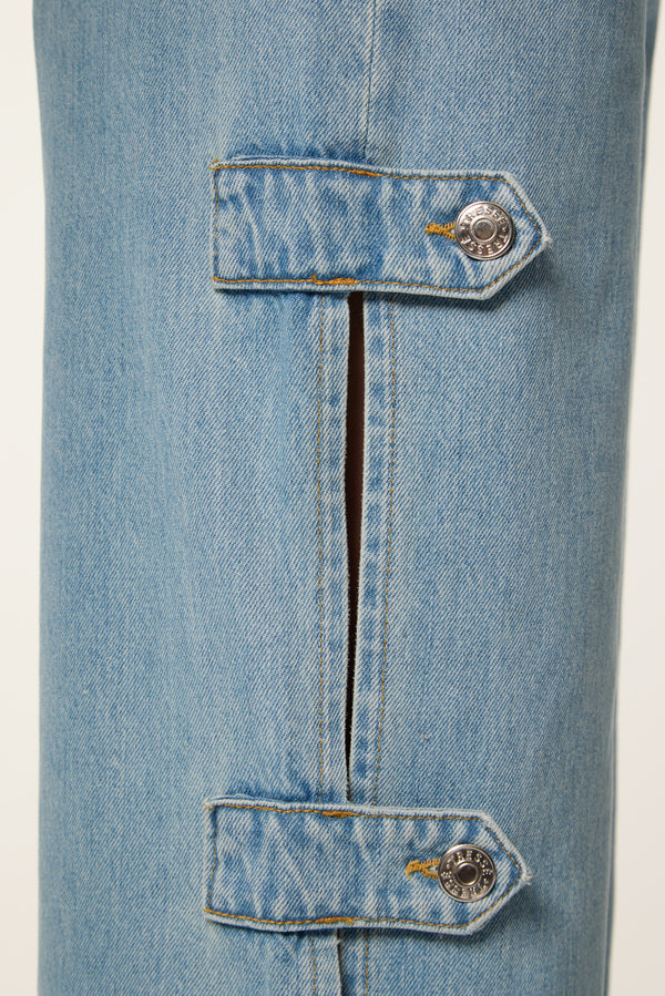 Pantalon à ouvertures boutonnées