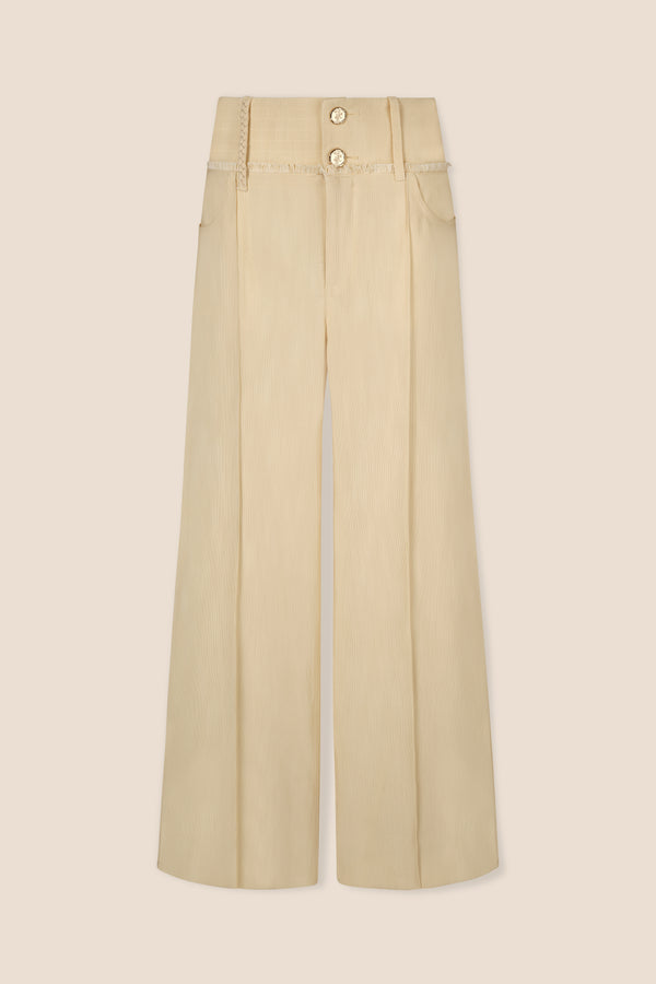 Pantalon tailleur taille haute