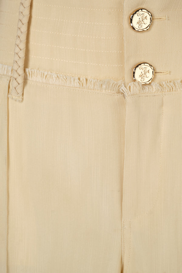 Pantalon tailleur taille haute