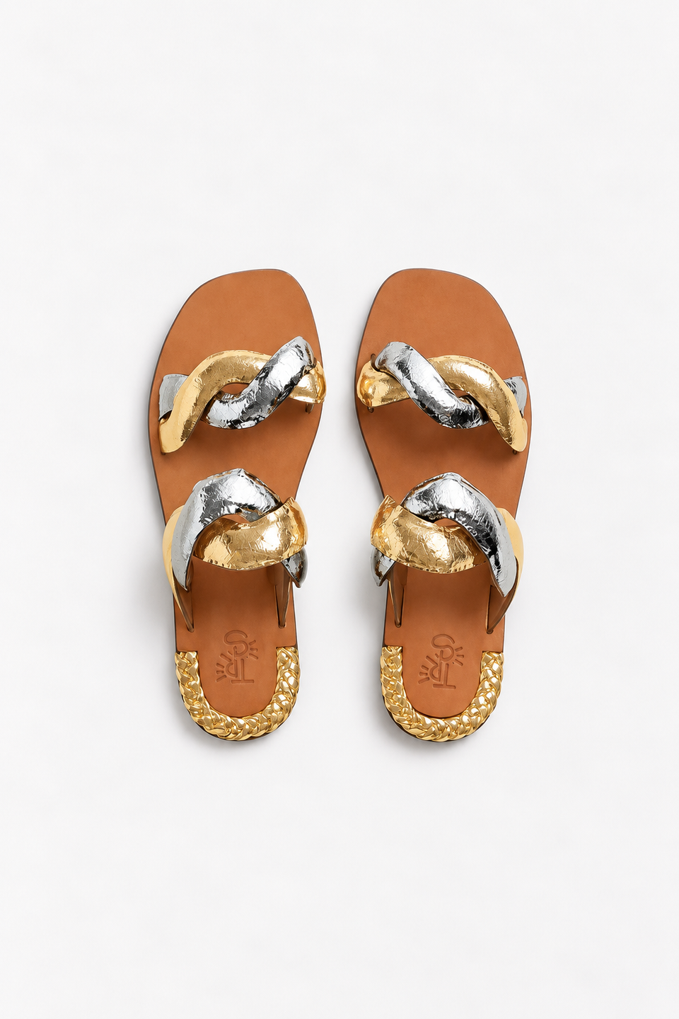 Braided sandals