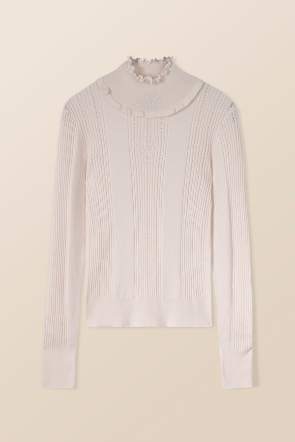 Pull à col cheminée