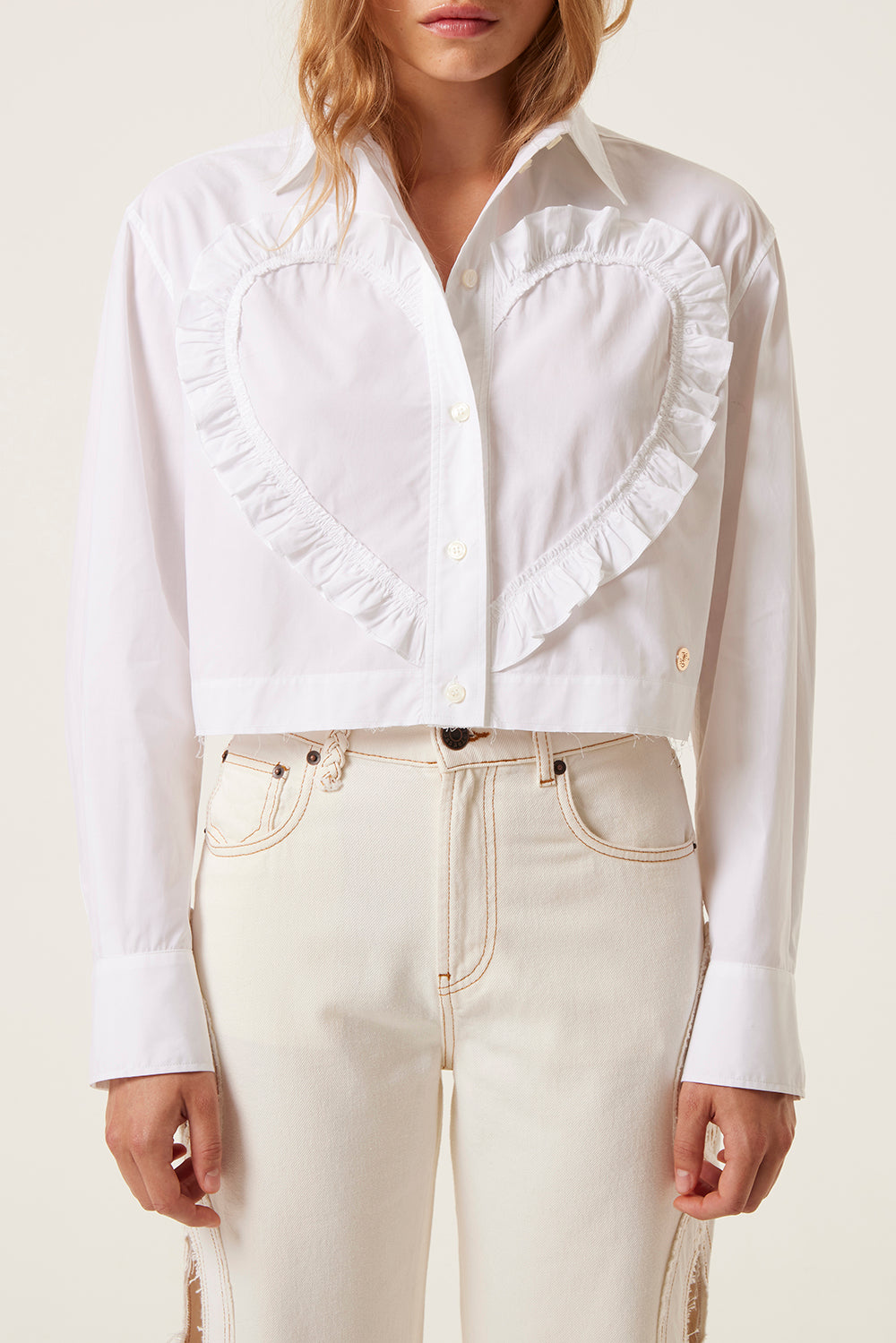 Ruffled heart shirt