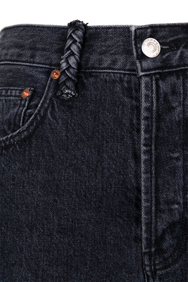 Jean coupe droite taille haute