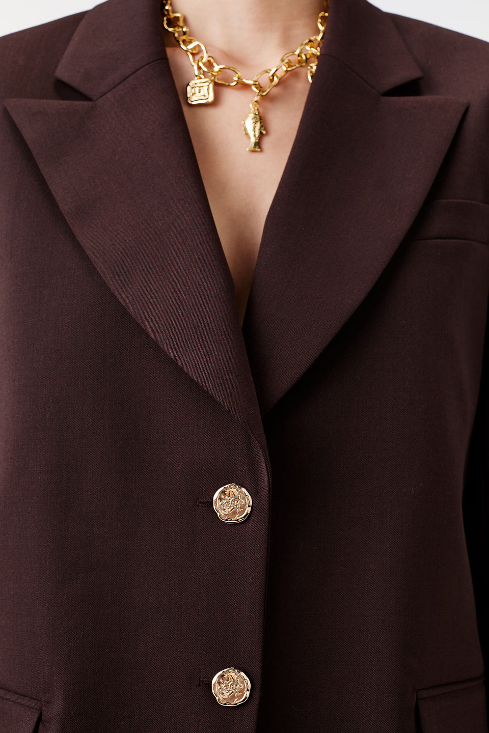 Veste de tailleur à martingale