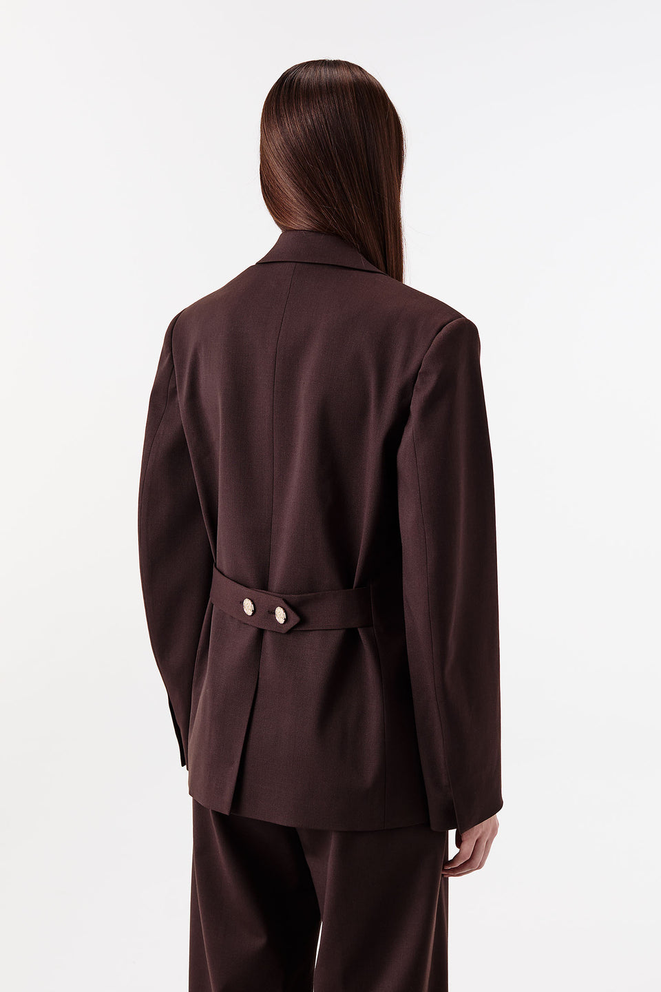 Veste de tailleur à martingale
