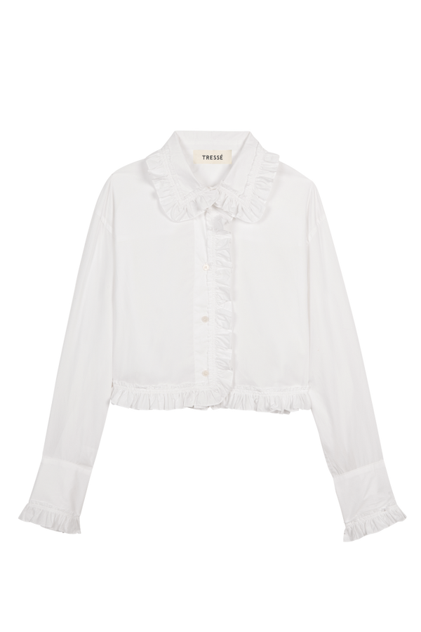 Chemise courte à volants - Tresse Paris