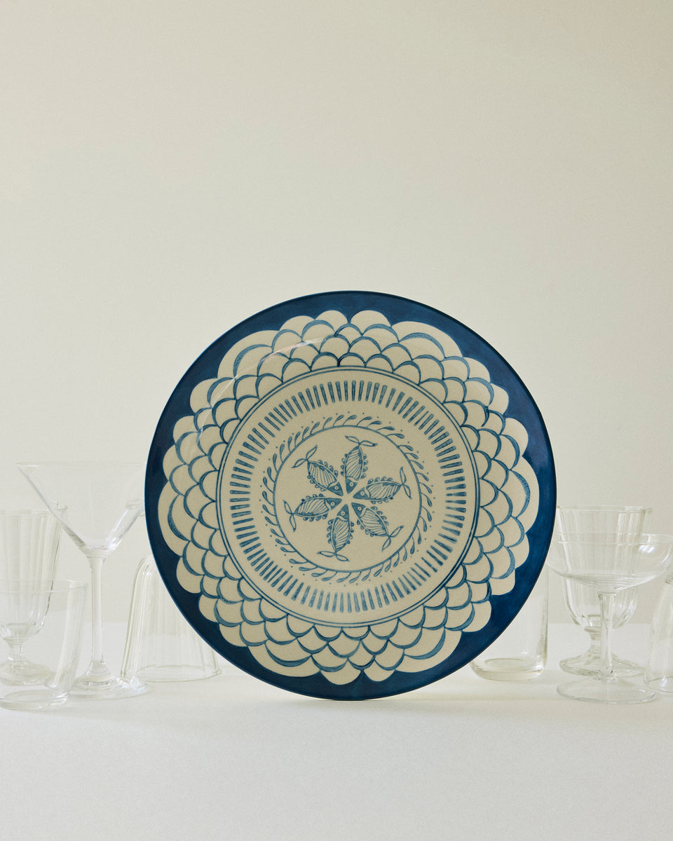 Assiette à dîner la mer