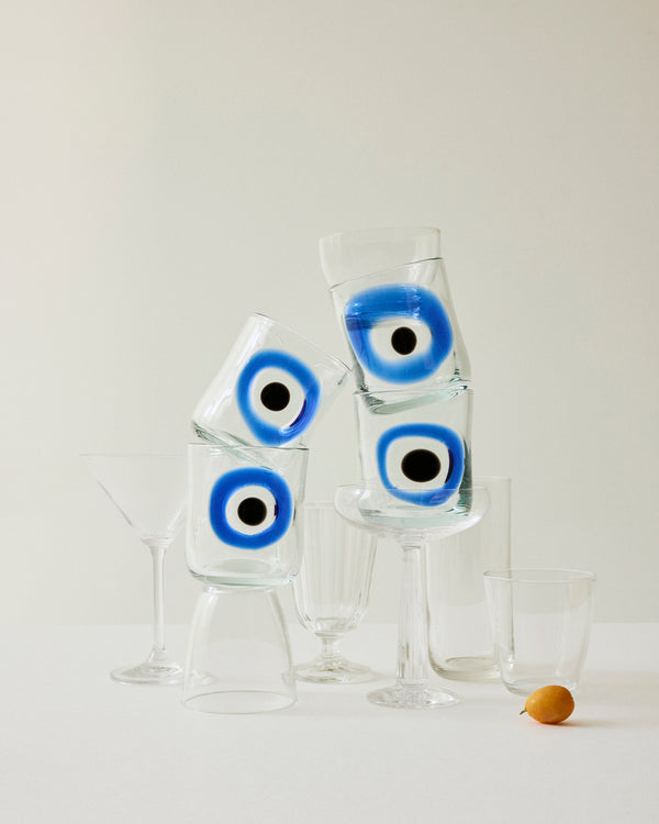 Verre à eau soufflé