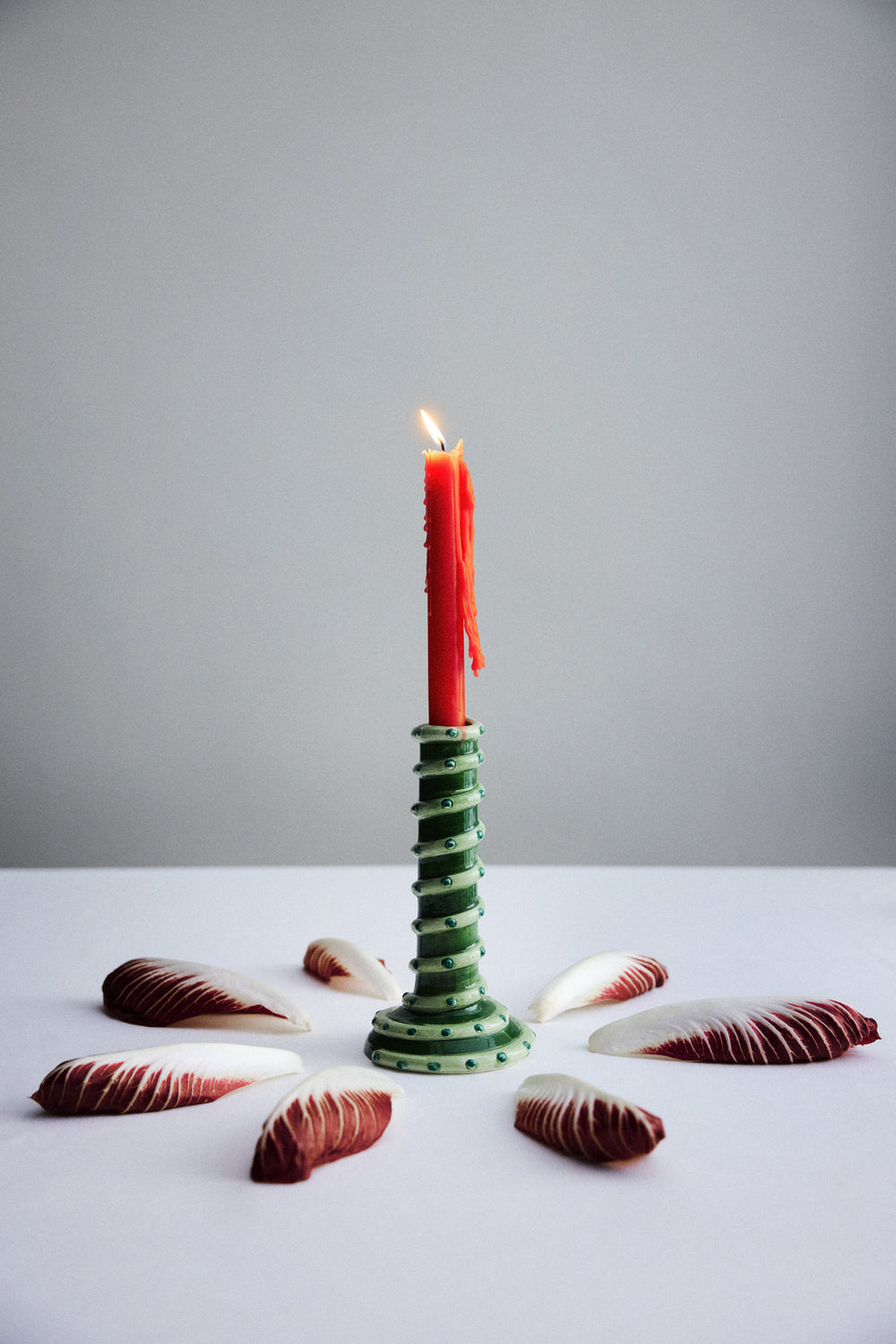 Spiral candle holder