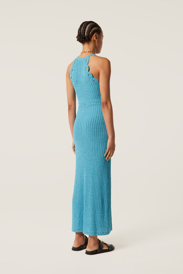 Long slit dress