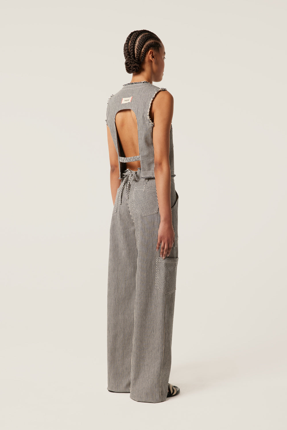 Striped trousers