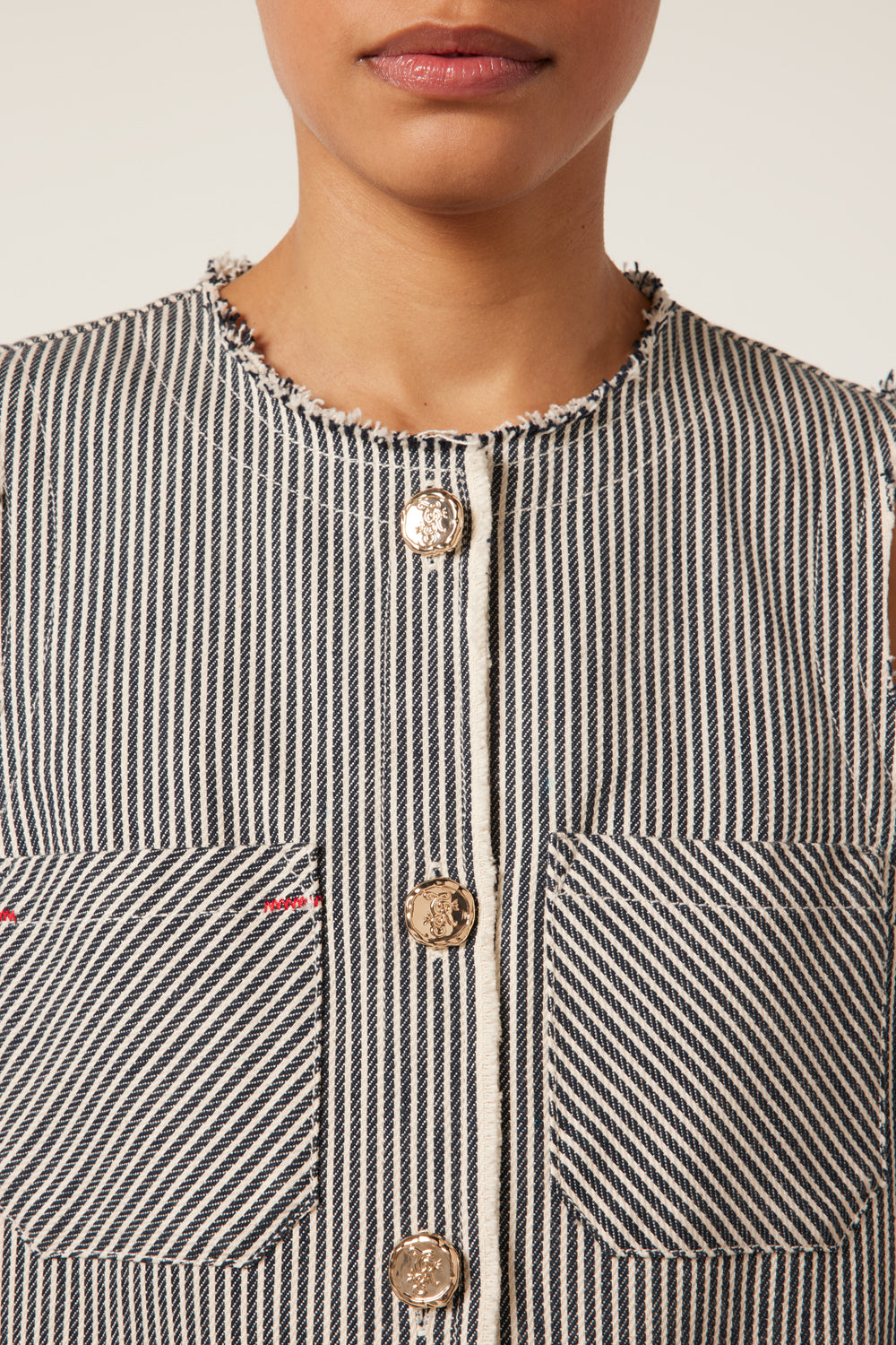 Striped waistcoat