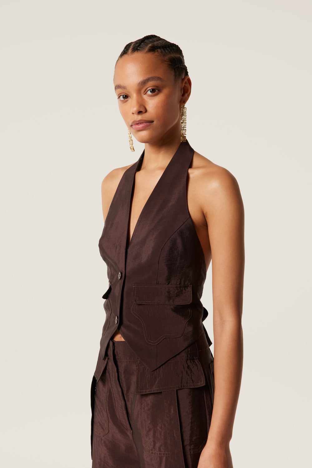 Backless vest
