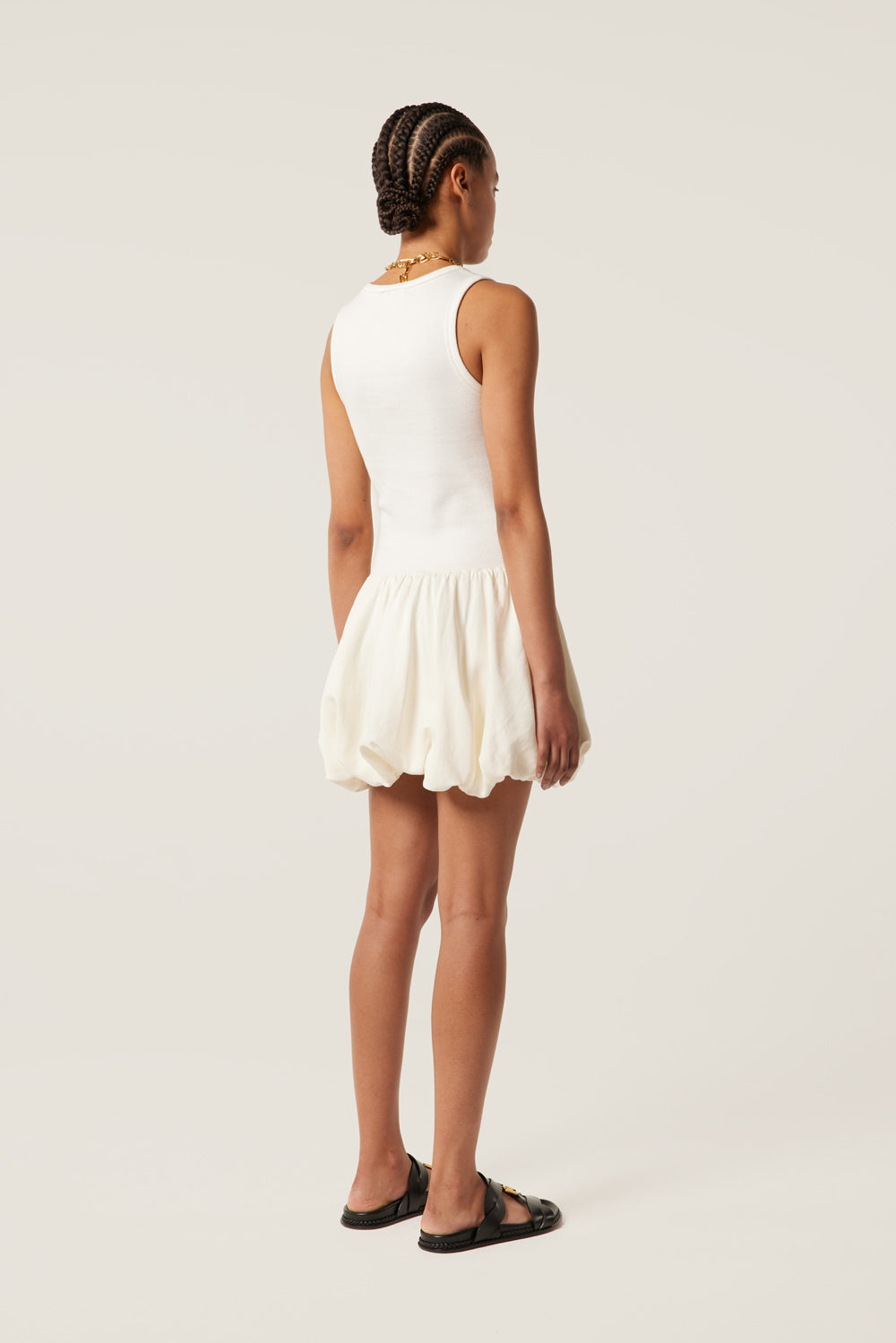 Robe courte effet boule