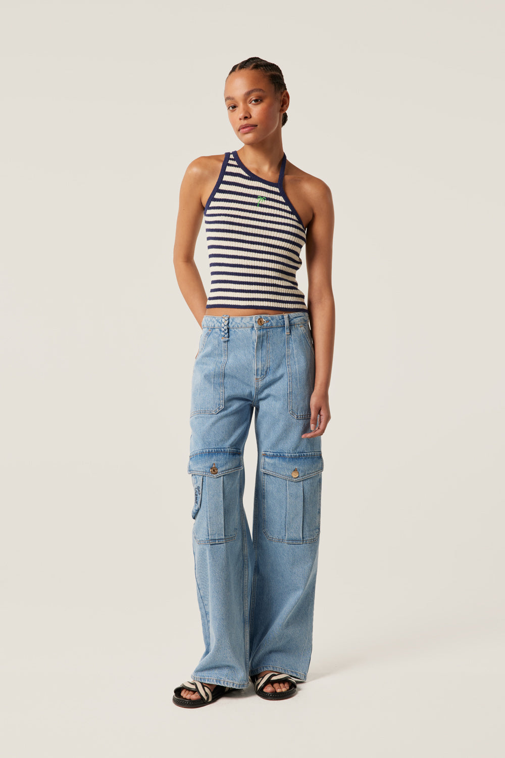 Asymmetrical tank top