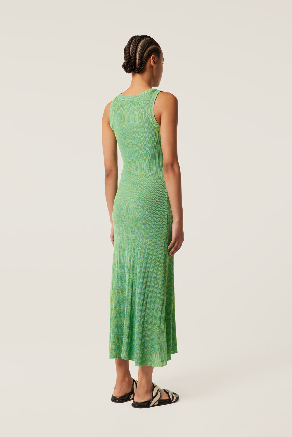 Robe longue en maille