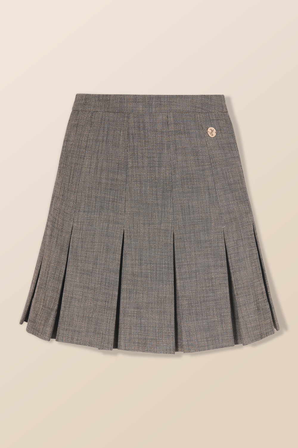 Short pleated skirt