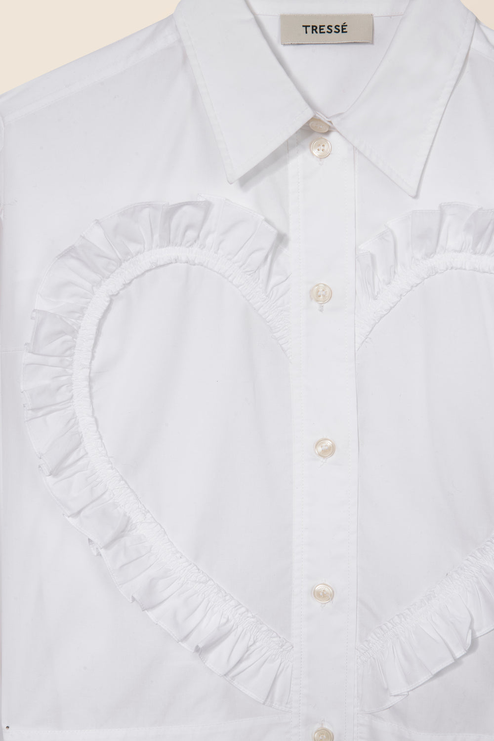 Ruffled heart shirt