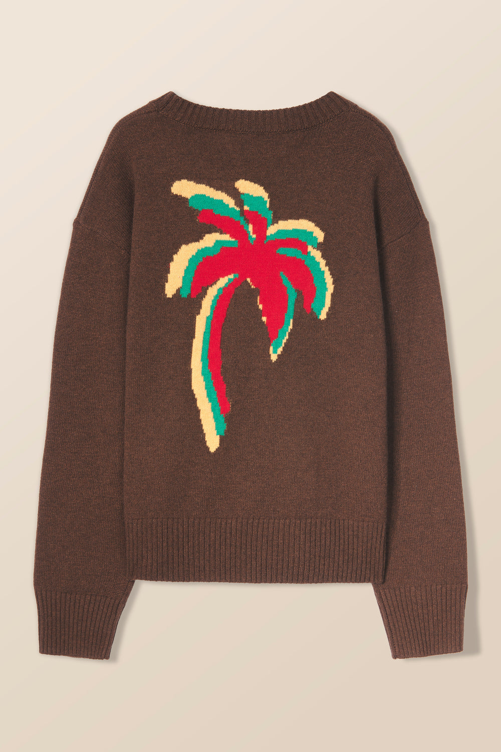 Intarsia jacquard sweater