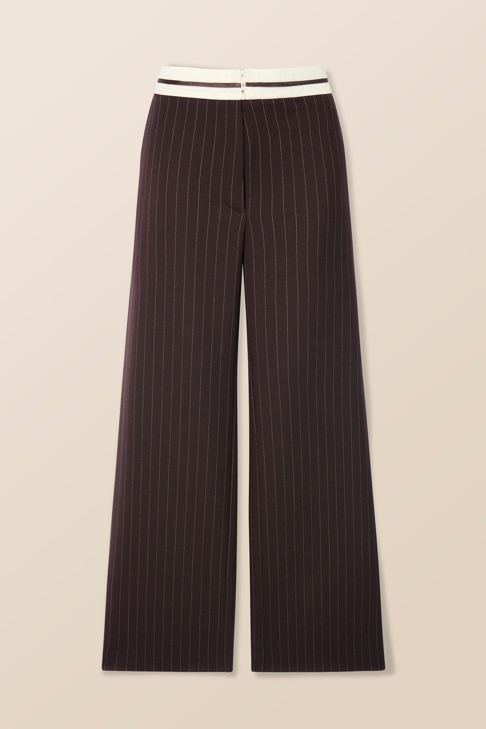 Straight striped pants