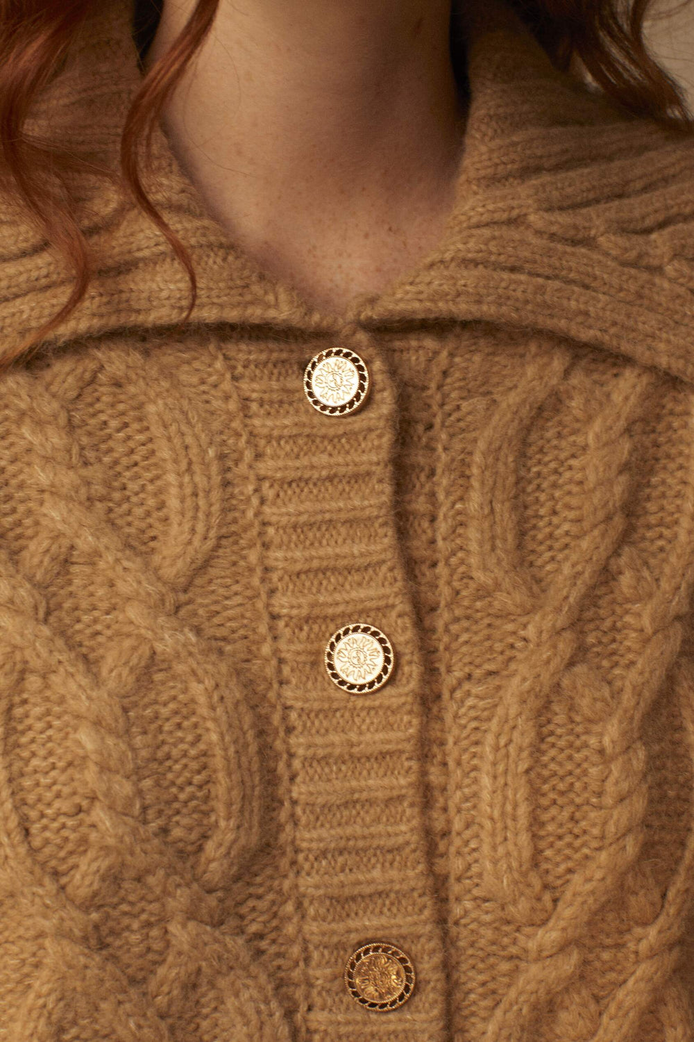 MADIA camel cardigan