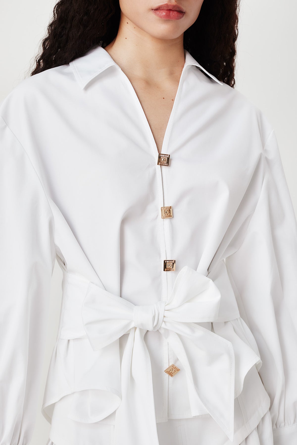 Camisa para anudar