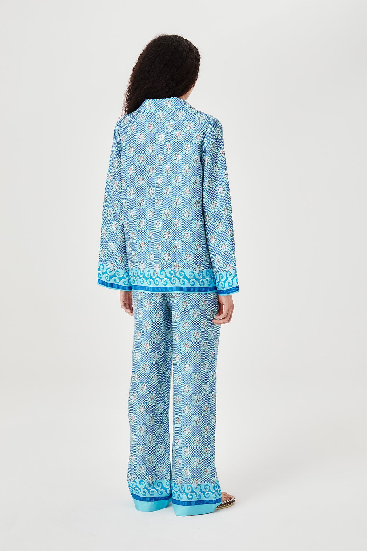 Pantalon en soie