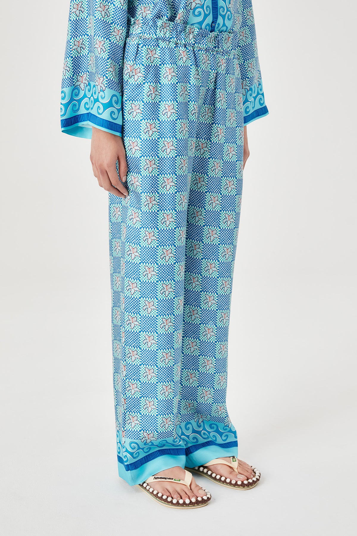 Pantalon en soie