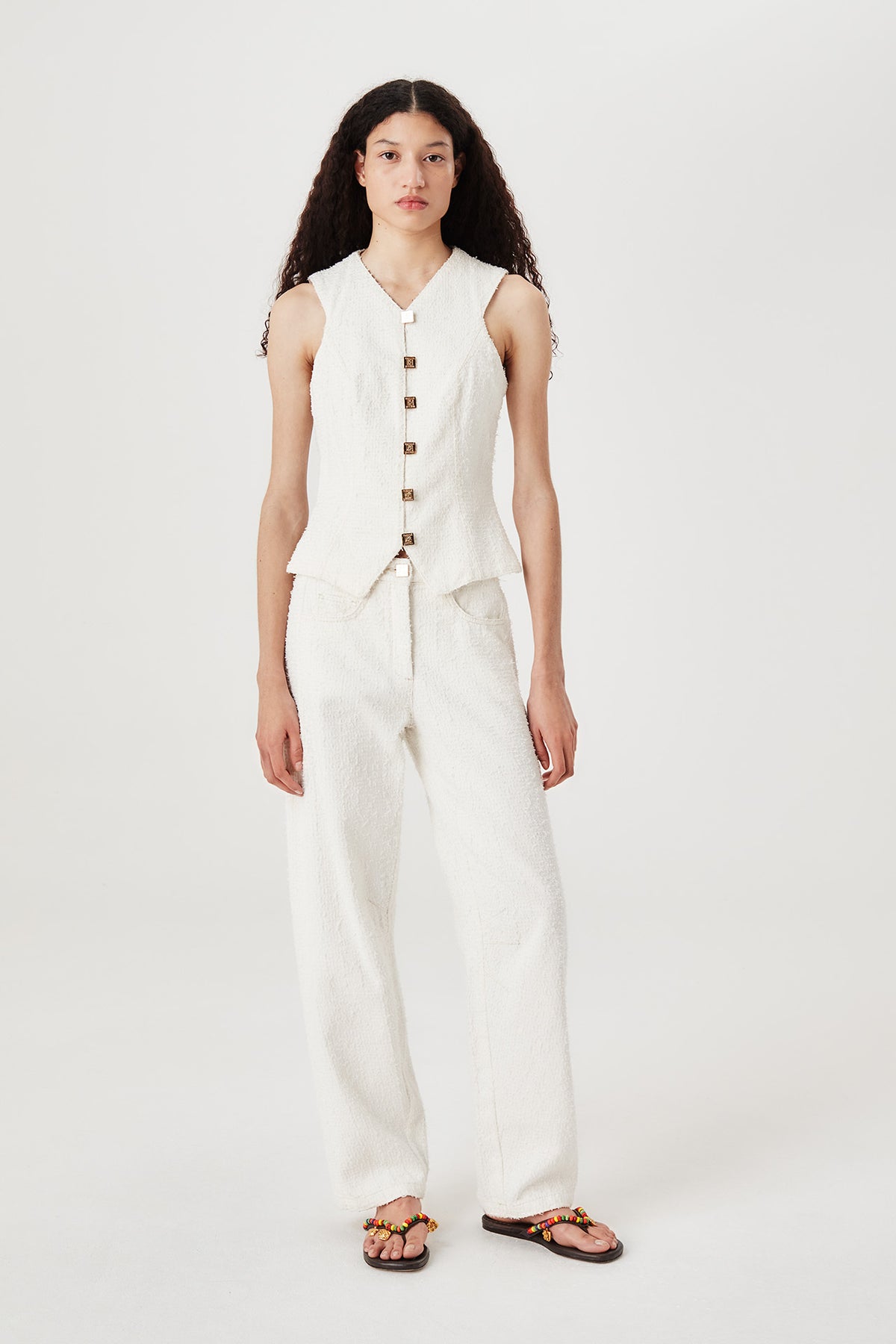 Pantalon tweedé