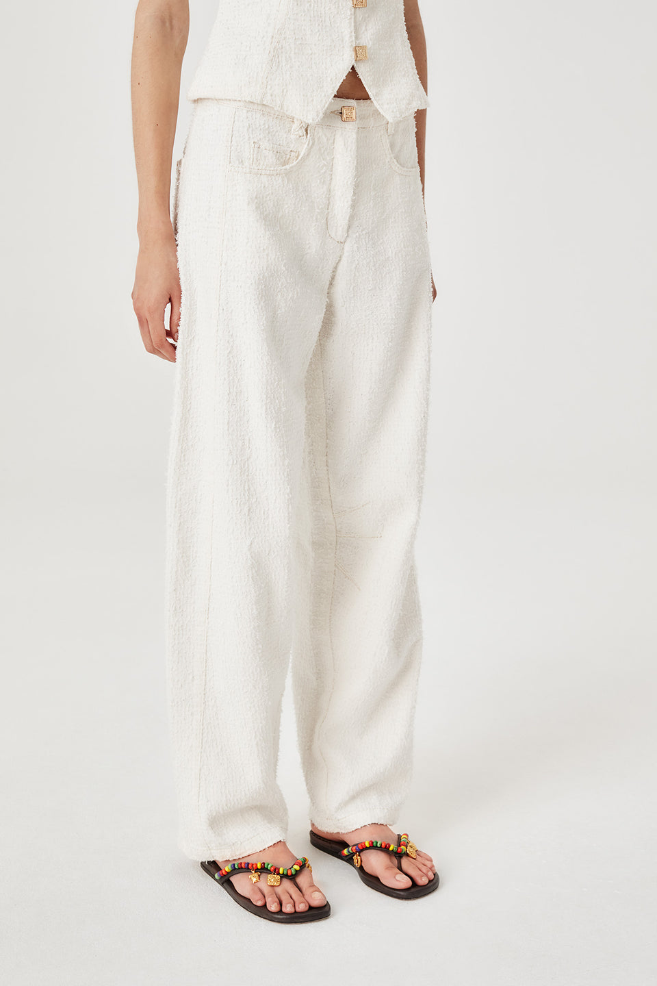 Pantalon tweedé