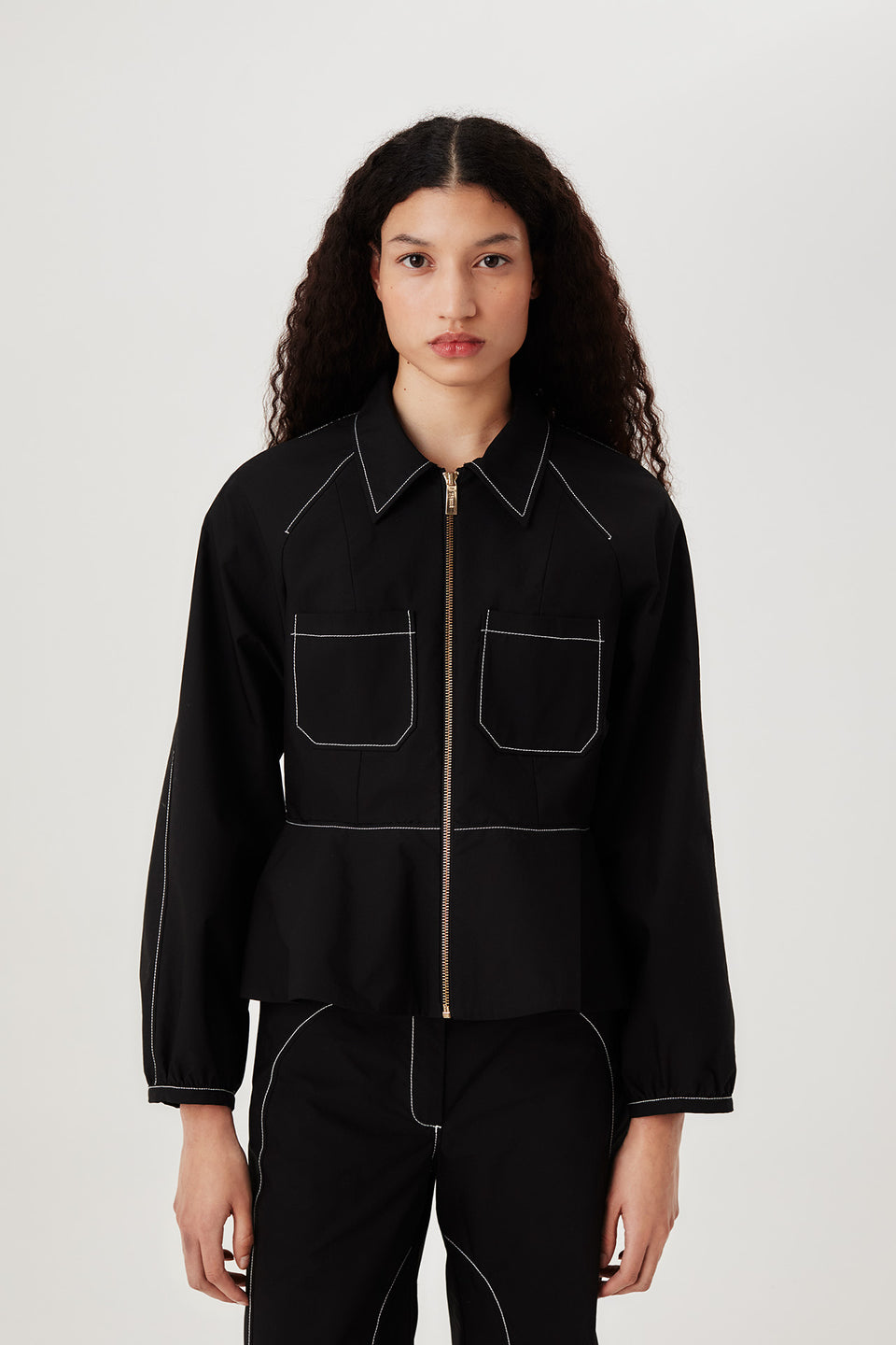 Veste à volants