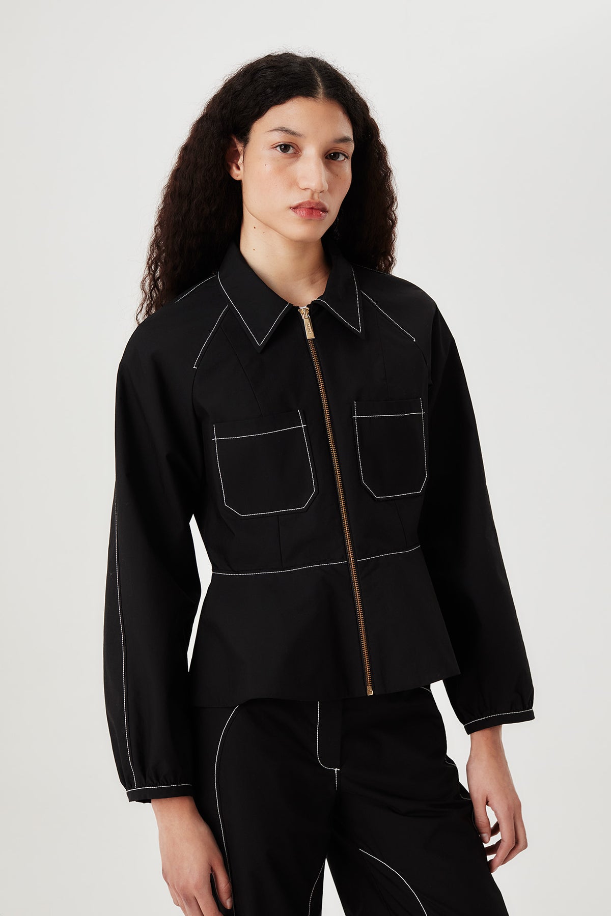 Ruffled jacket