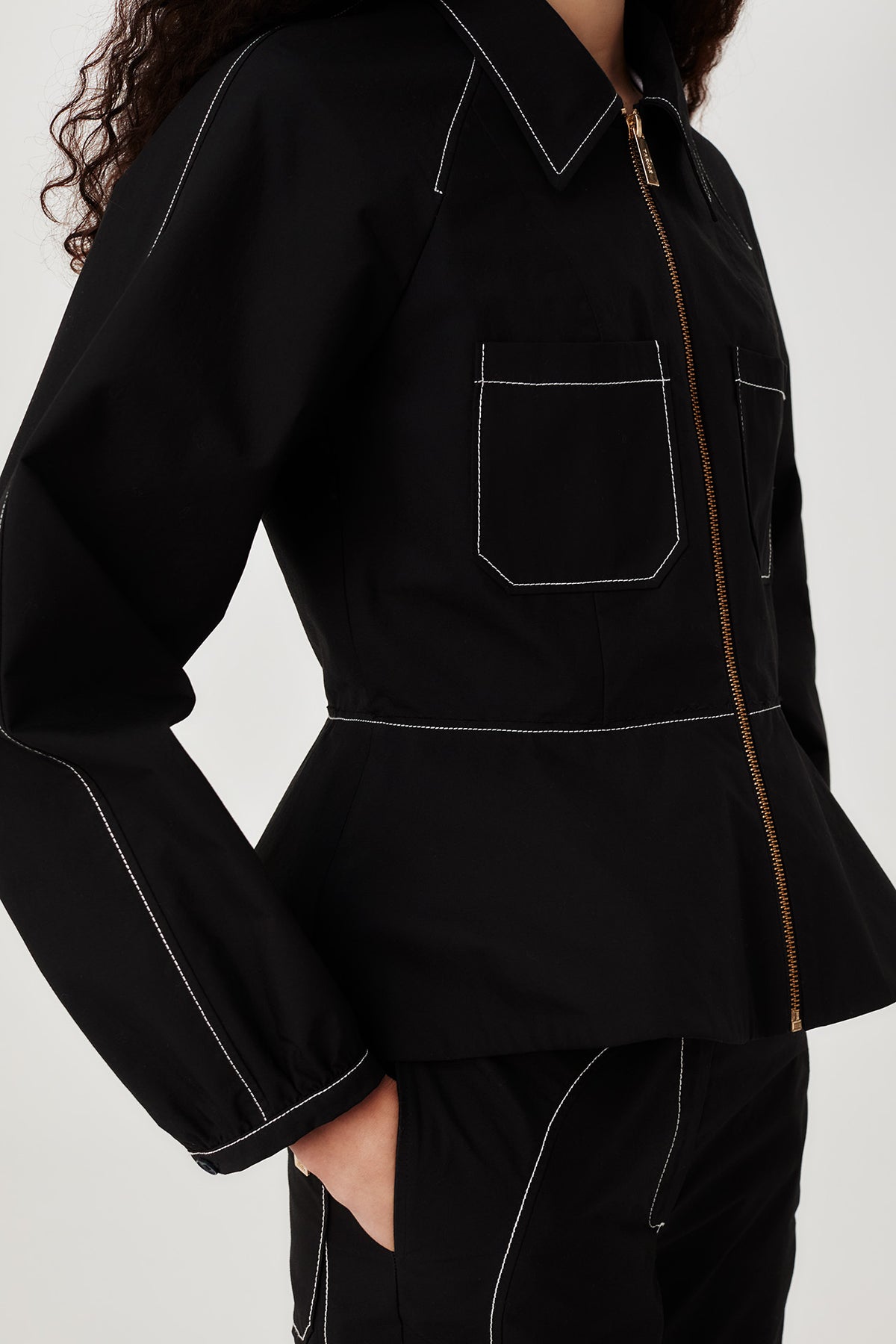 Ruffled jacket