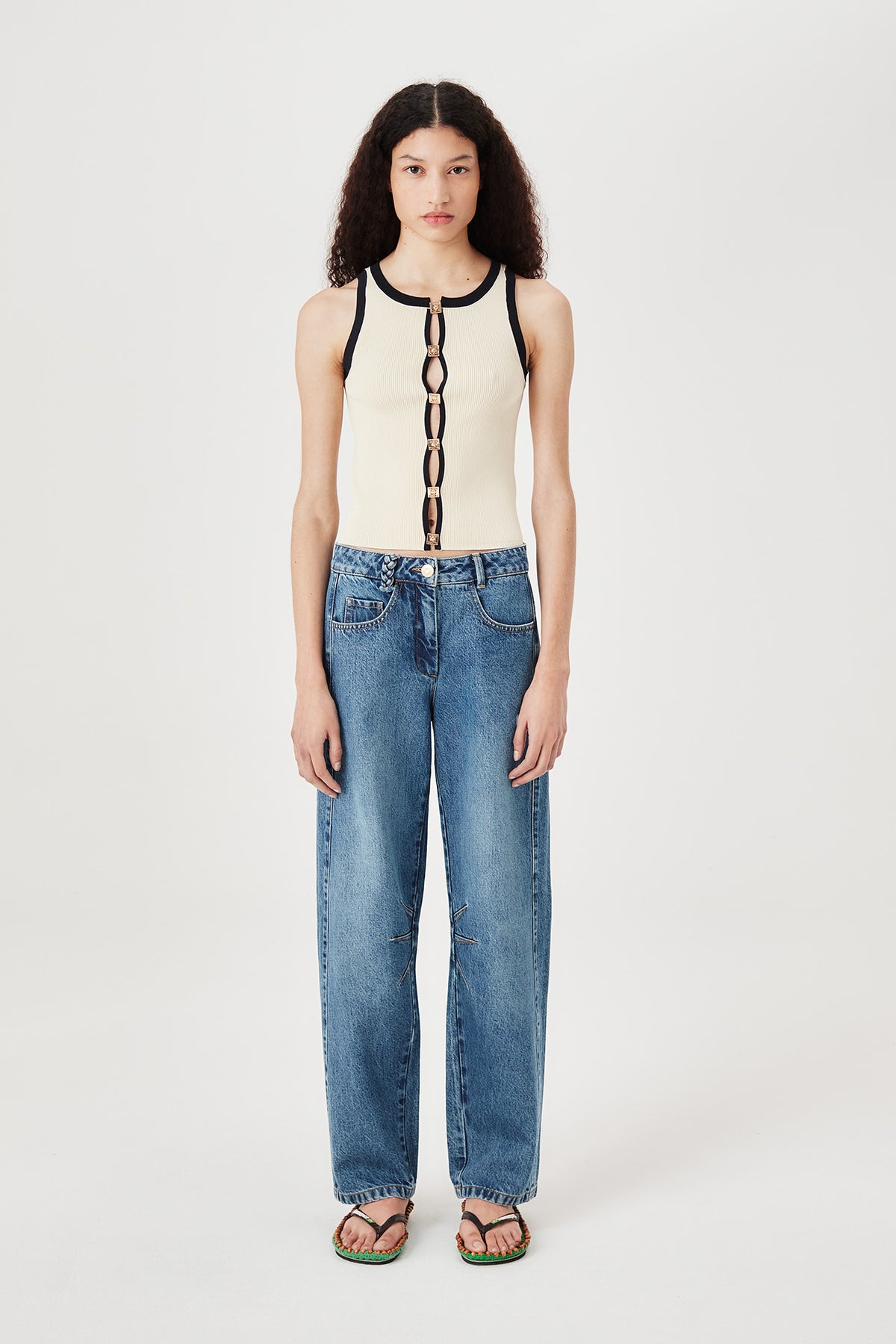 Denim coupe ballon