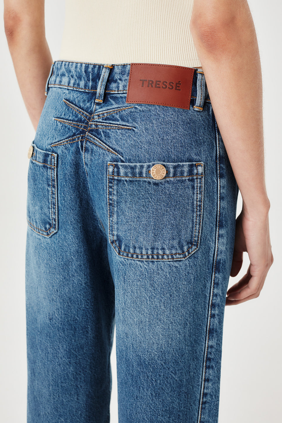 Denim coupe ballon