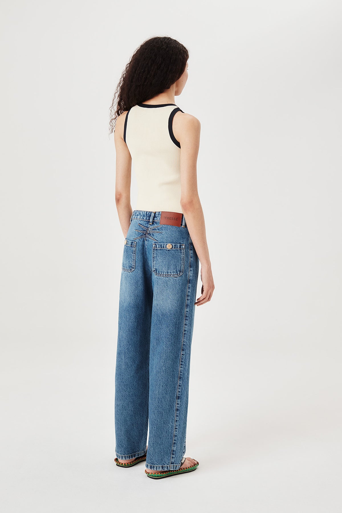 Denim coupe ballon