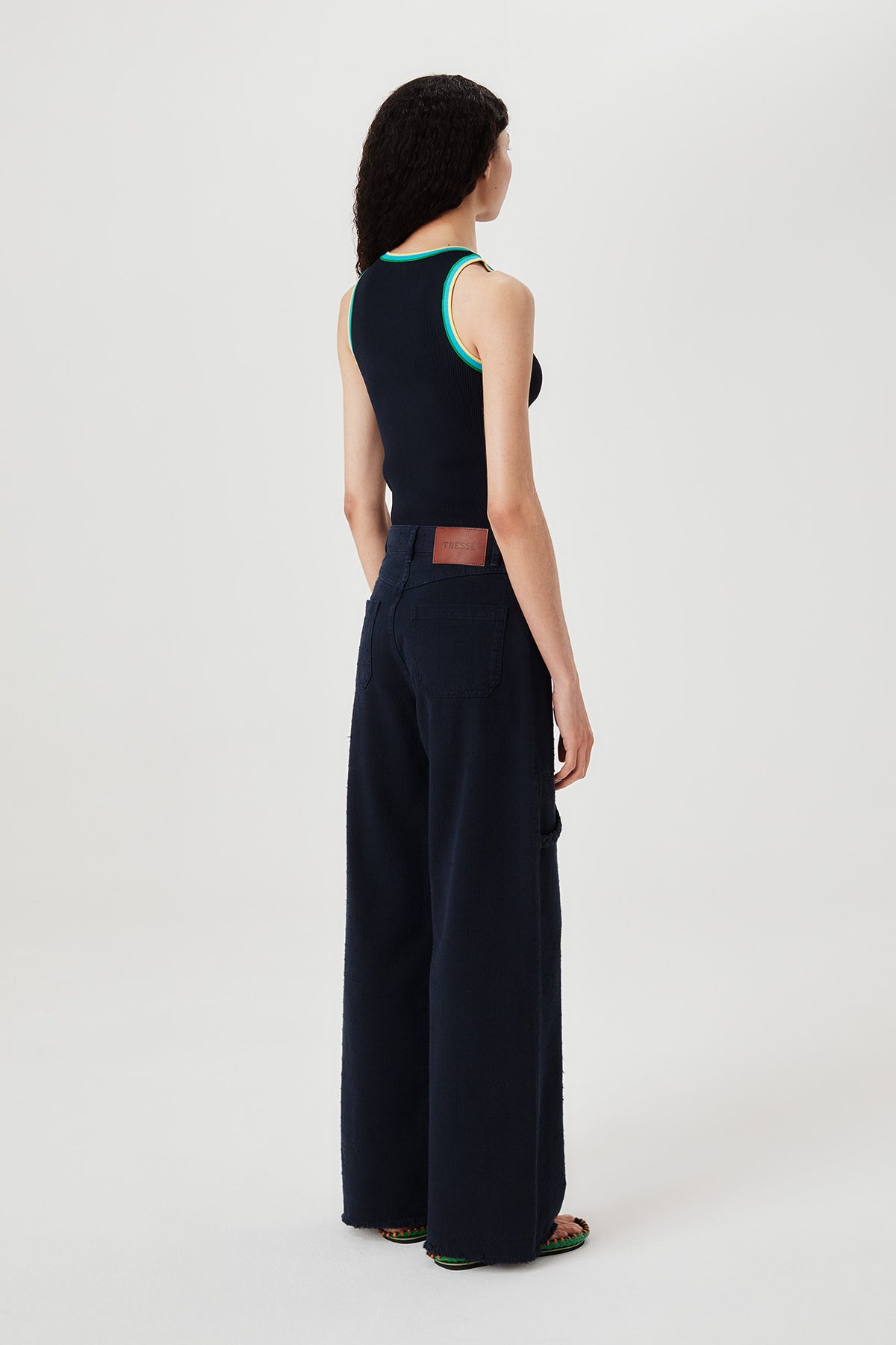 Textured denim