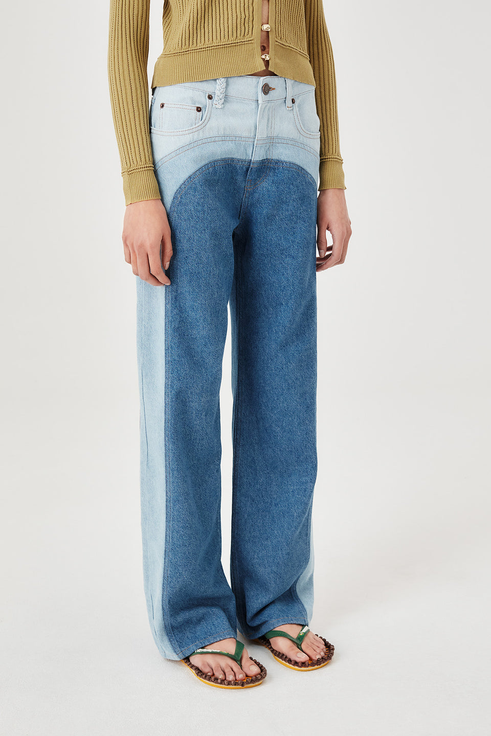 Denim tricolore