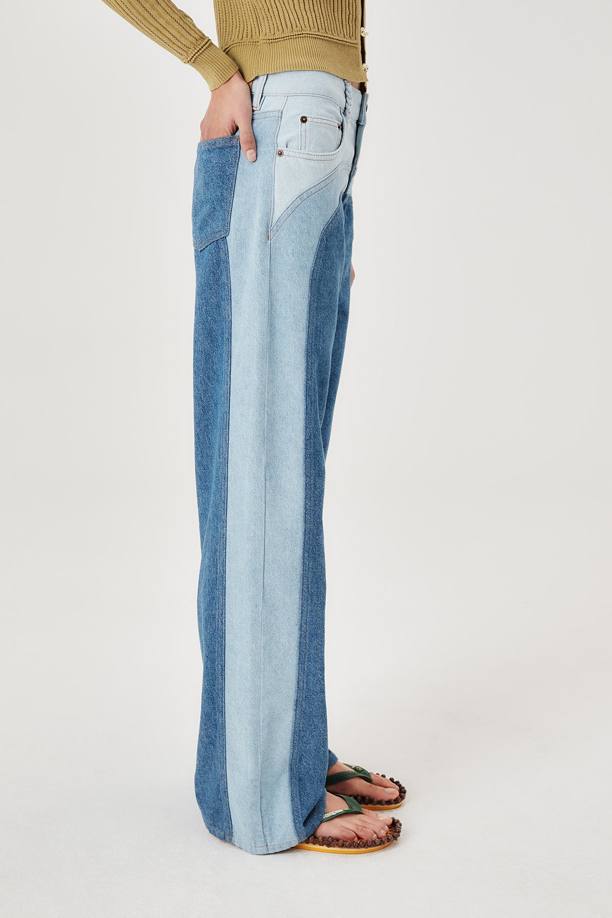 Denim tricolore