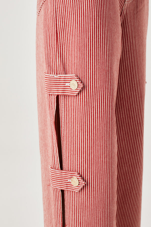 Denim en toile rayée