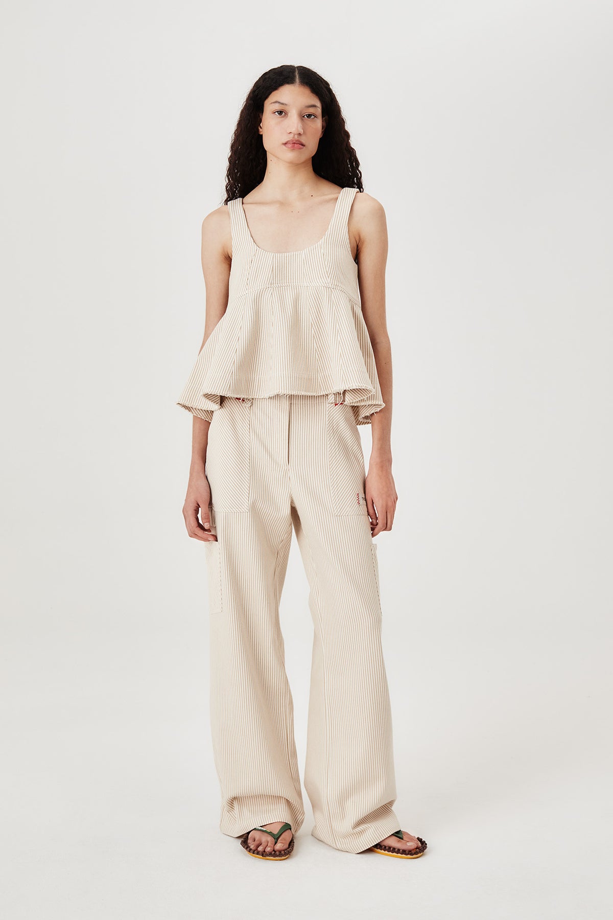 Pantalon à rayures